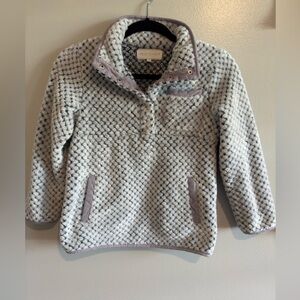 Simply Southern Kids' Fleece Pullover - Black and White